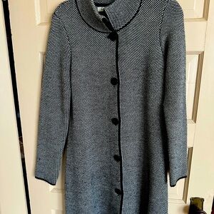 Italian Wool Sweater Coat